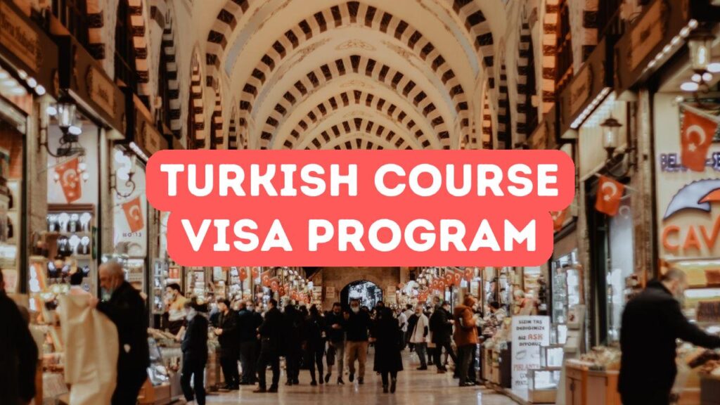 Programme de visa pour cours de turc